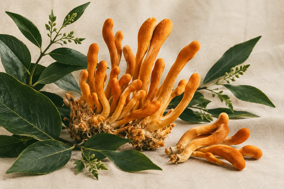 Botanical illustration, not actual product or packaging